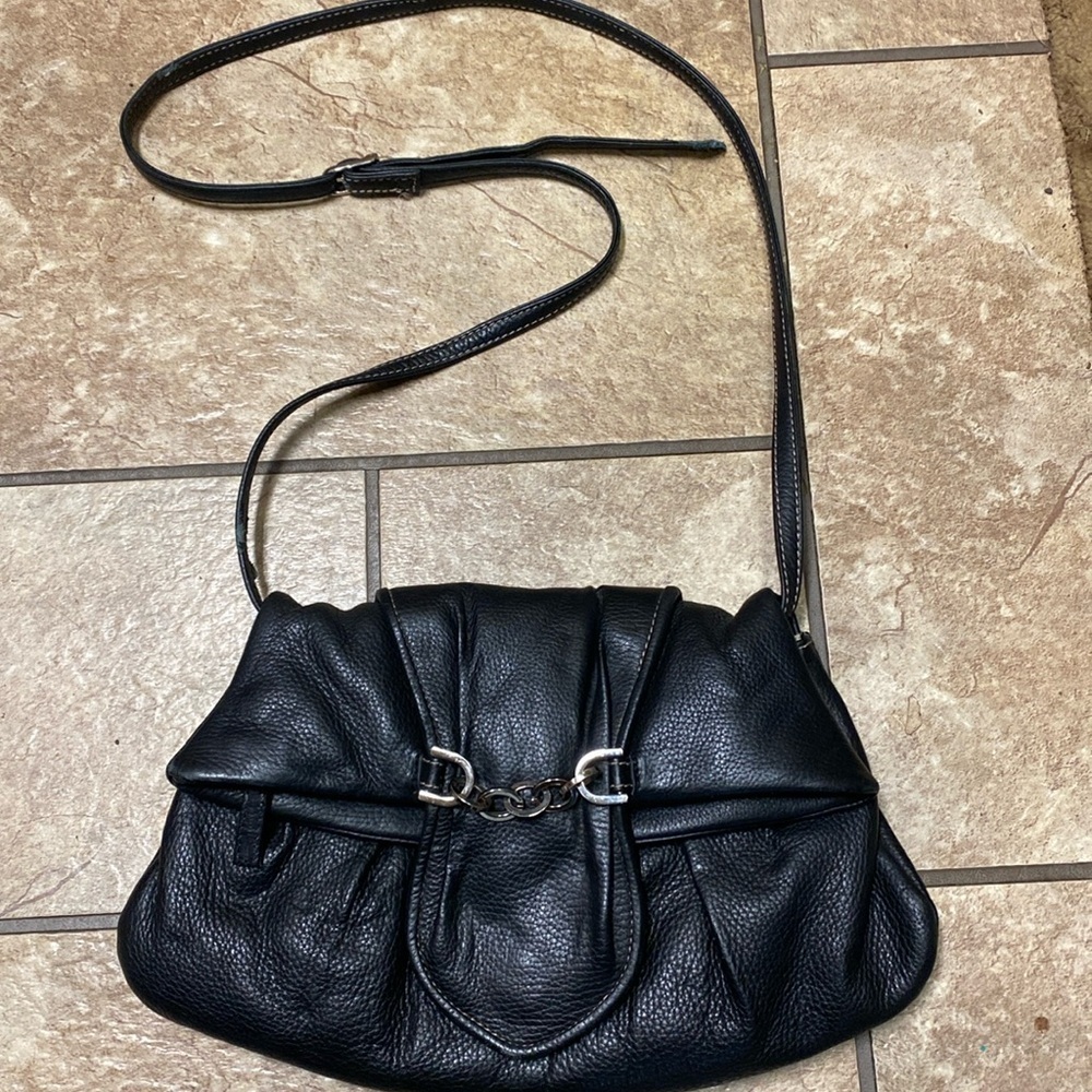 Leather Michael Rome Shoulder /Cross Body Bag Practical Everyday